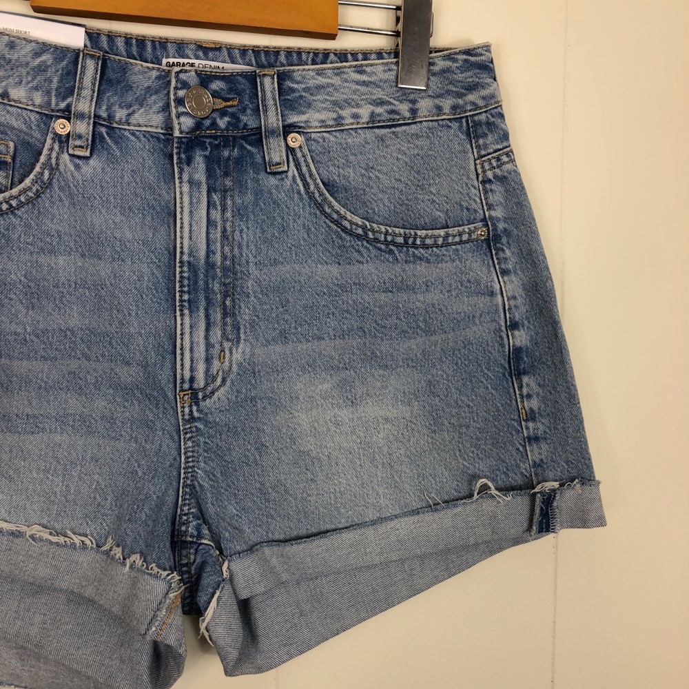 NWT Garage Mom Shorts Sky Blue Sz 29 - Picture 4 of 10